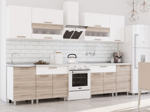 Кухонный гарнитур BTS Айсберри 240 см Кухонный гарнитур BTS Айсберри 240 см