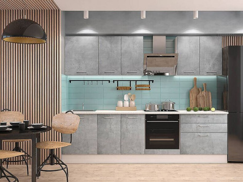 Кухня Оптима 2,8 метра Кухня Оптима 2,8 метра